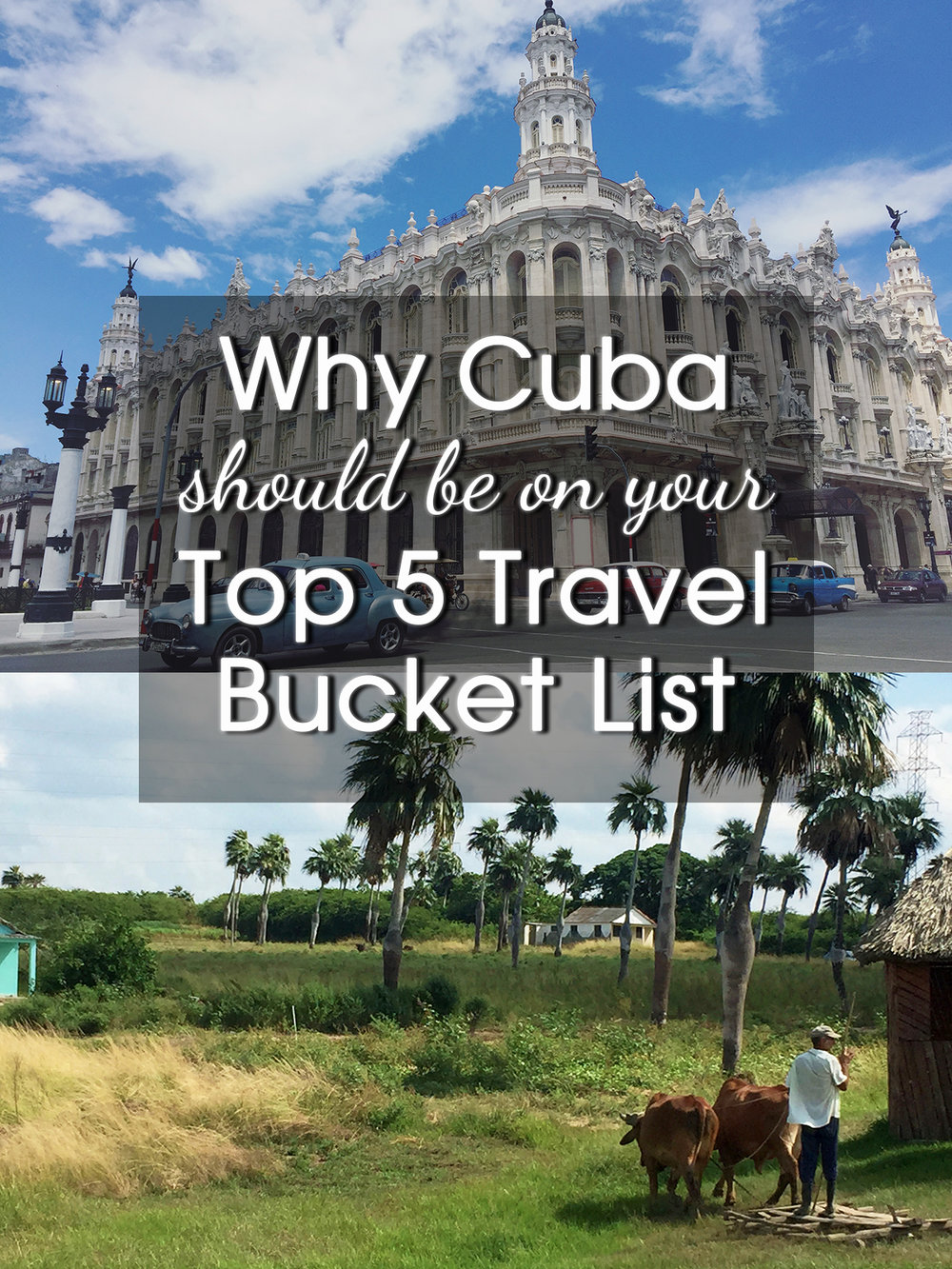 Cuba travel bucket list architecture and Vinales