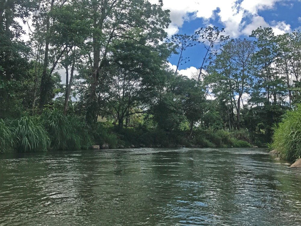 white water rafting the Balsa River in Costa Rica