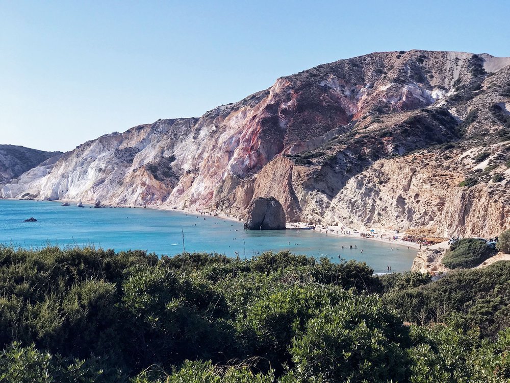 Firiplaka beach | Top 17 beaches on Milos, Greece