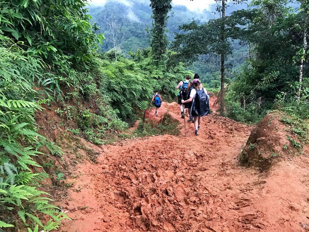hiking through the mud | Lost City trek, Colombia