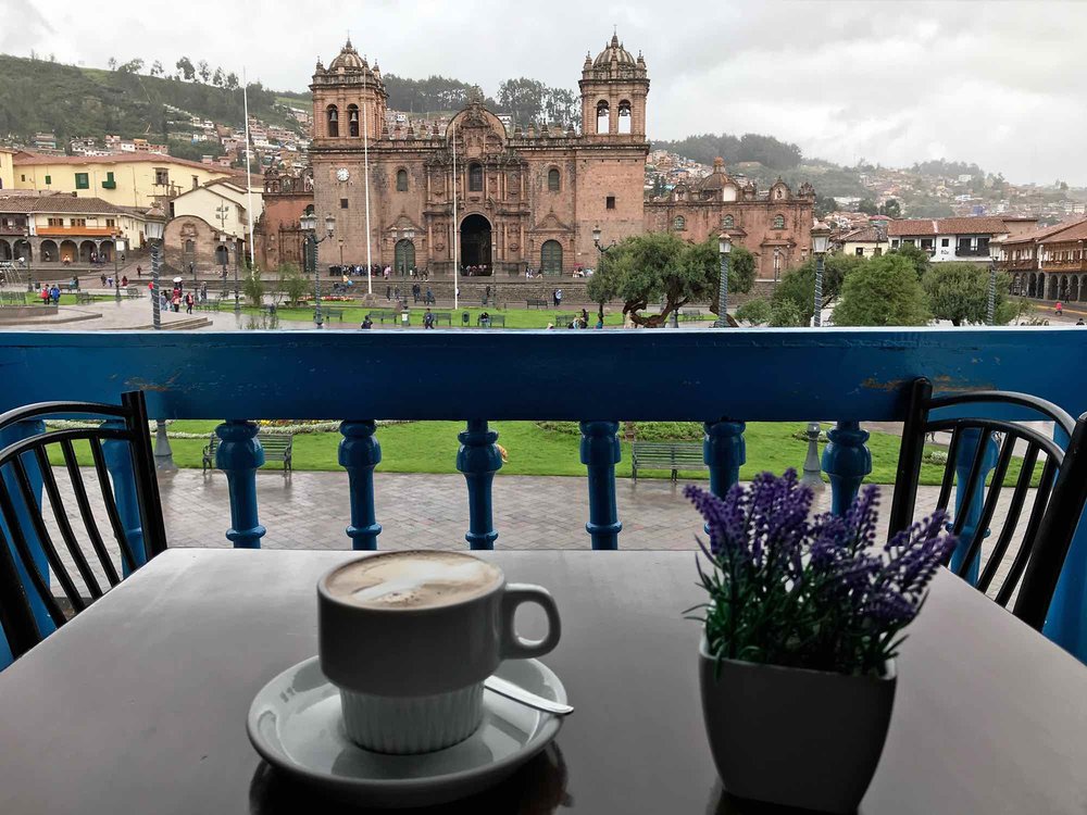 Cappuccino Cafe | best coffee shops for digital nomads in Cusco Peru