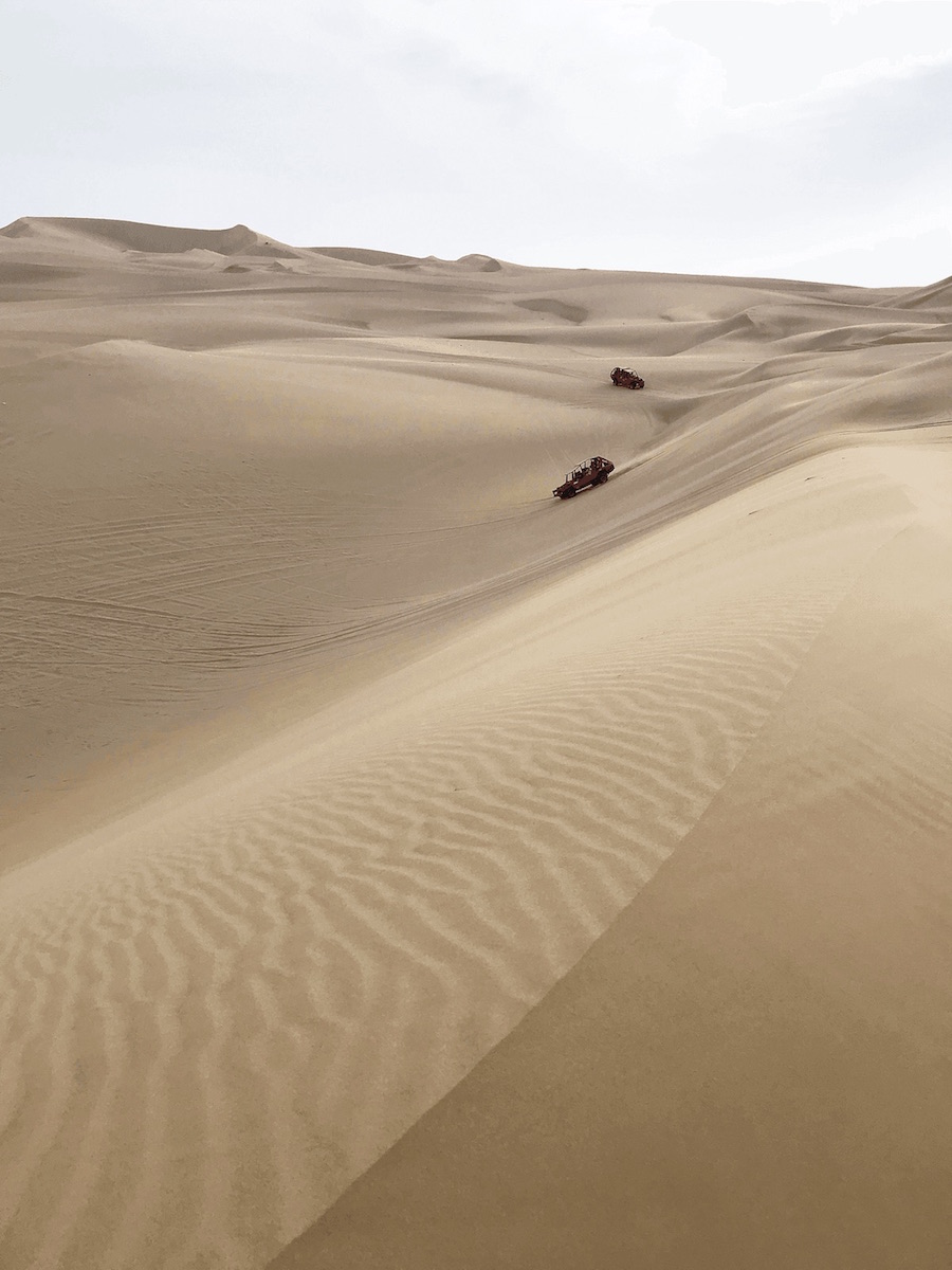 Huachina desert sand dune buggies