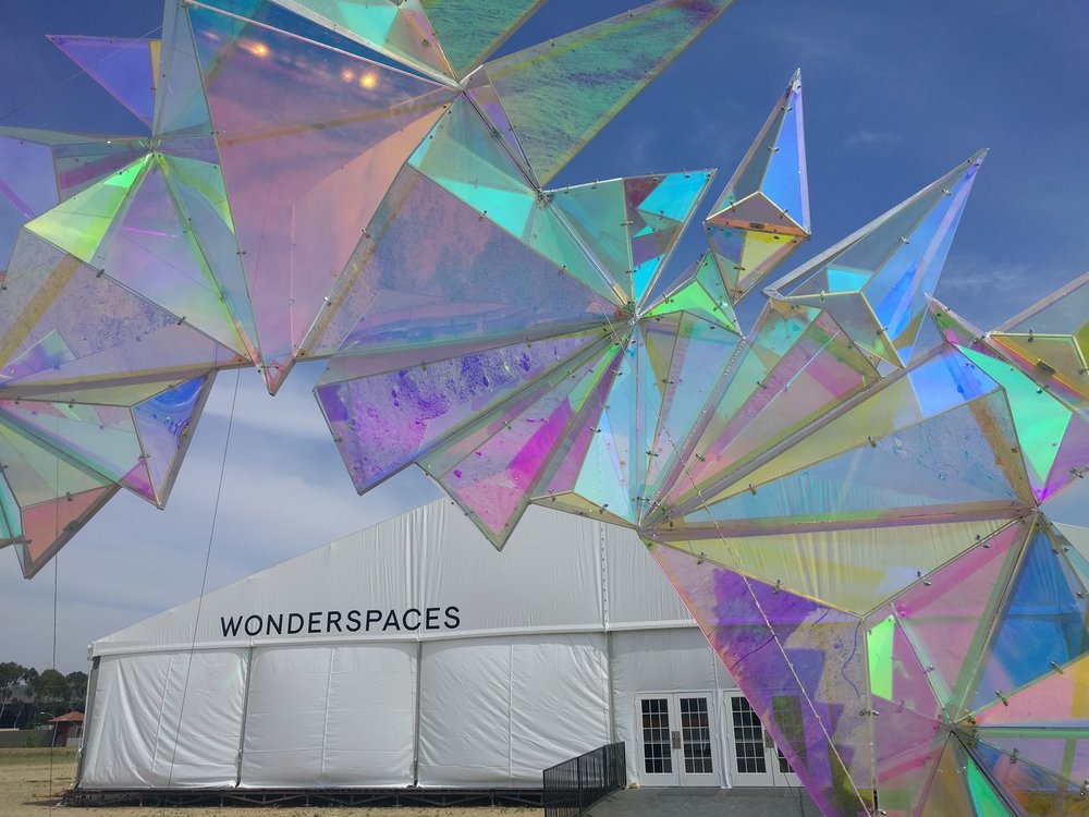 Wonderspaces pop up art gallery San Diego entrance