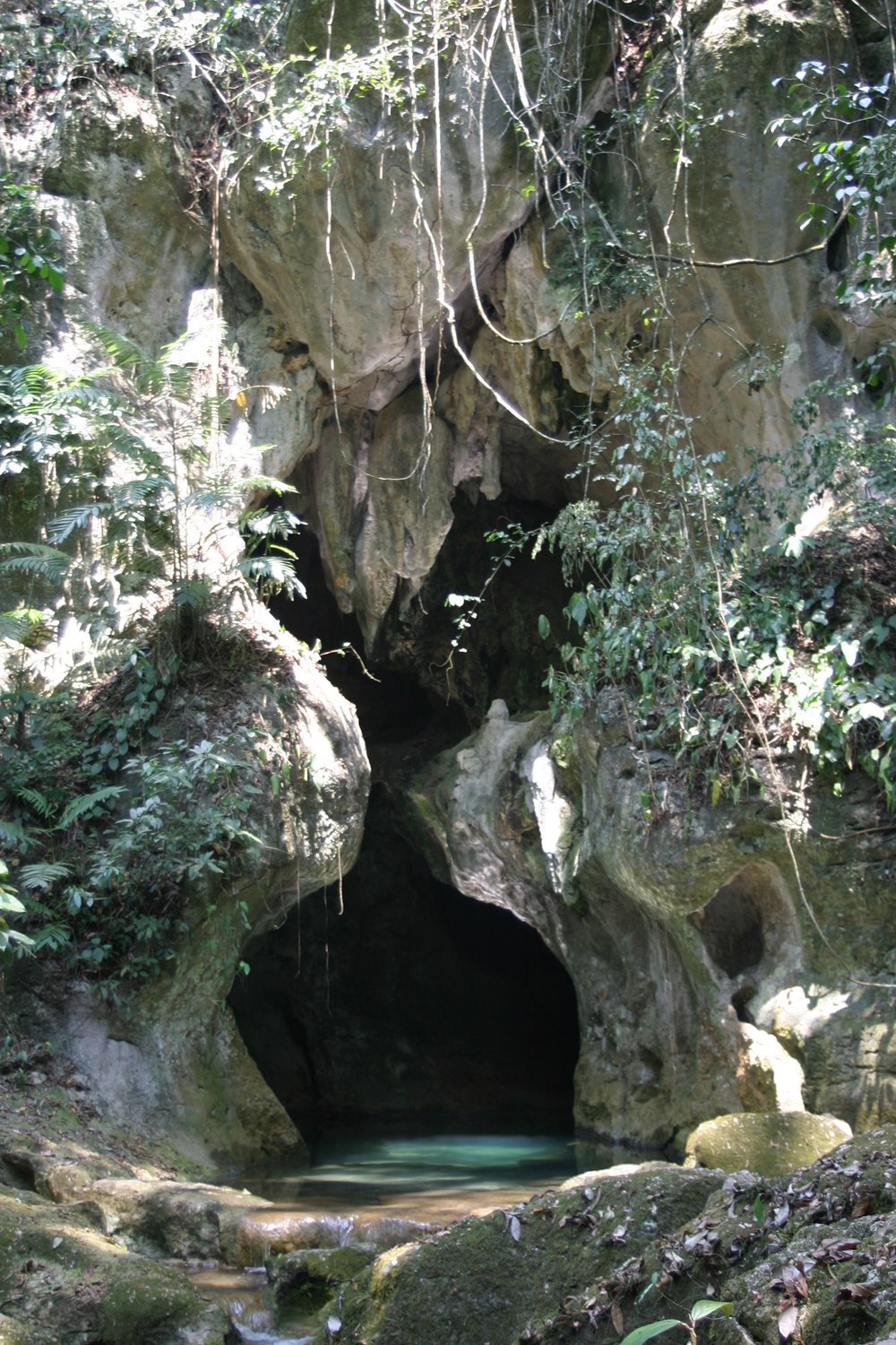 The mouth of ATM Cave