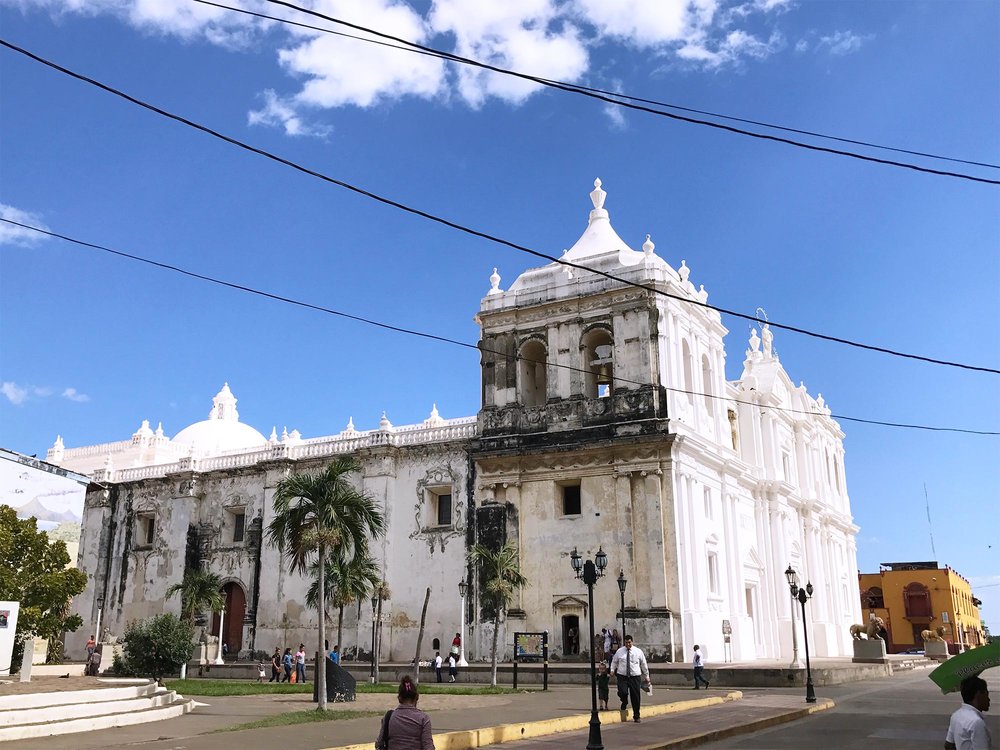Leon Nicaragua cathedral