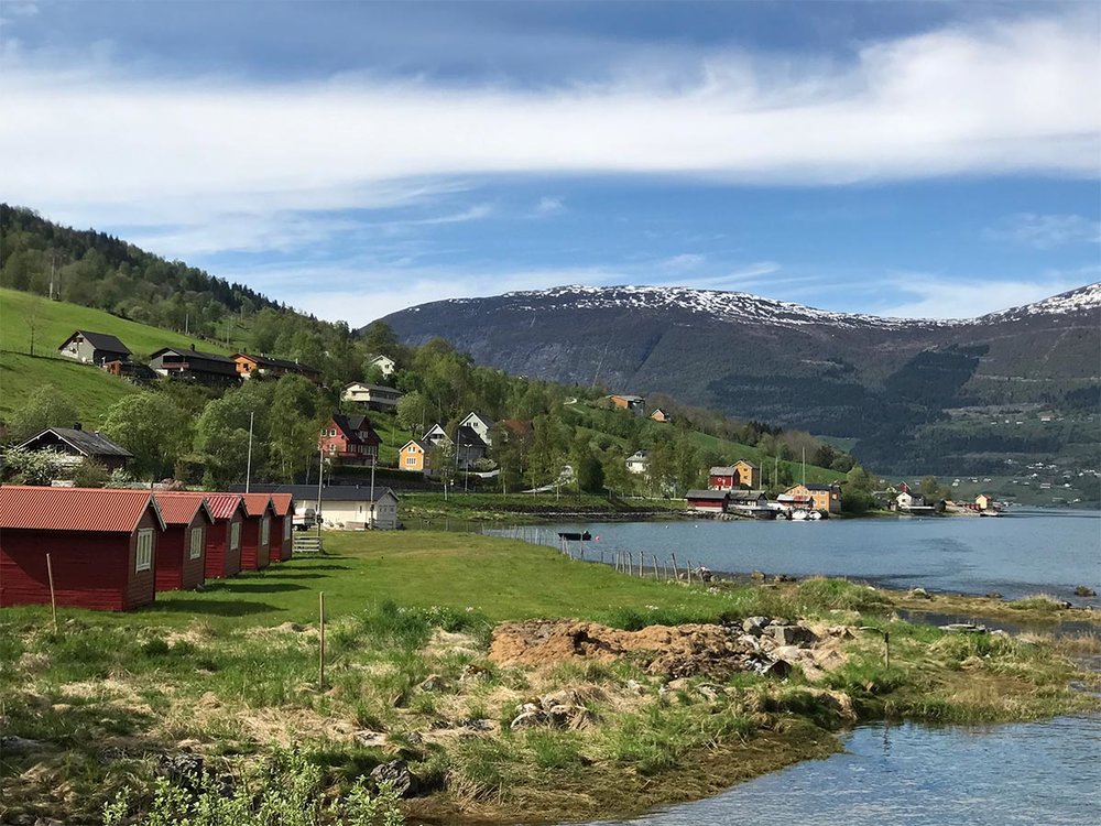 Sognefjord town of olden