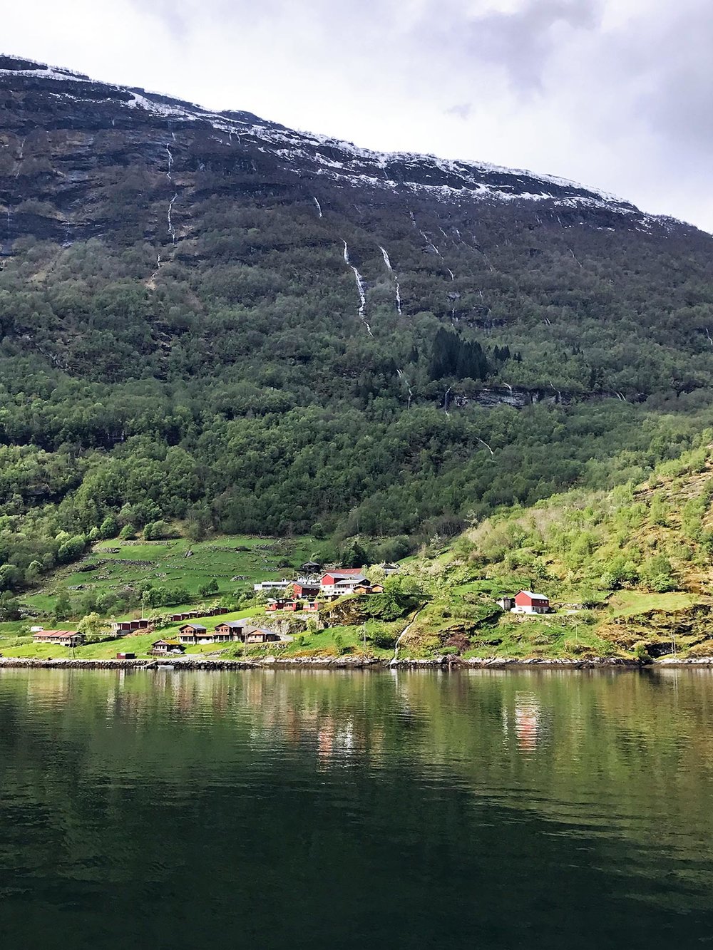 views from the geirangerfjord ferry