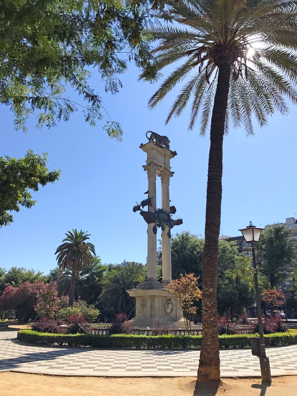 Seville Spain park statue.jpg