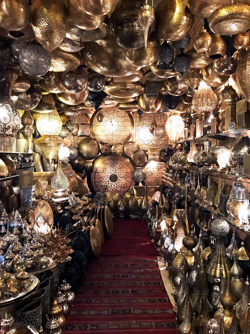 Moroccan lantern shop