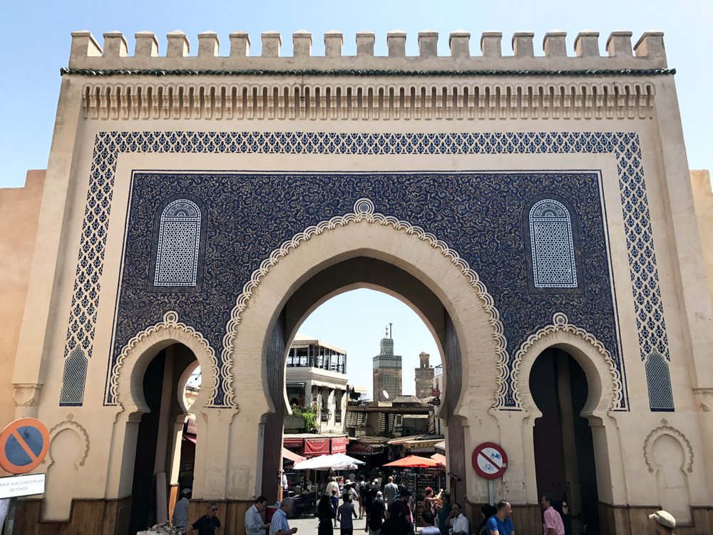 Fez Morocco blue gate | Photos of Morocco