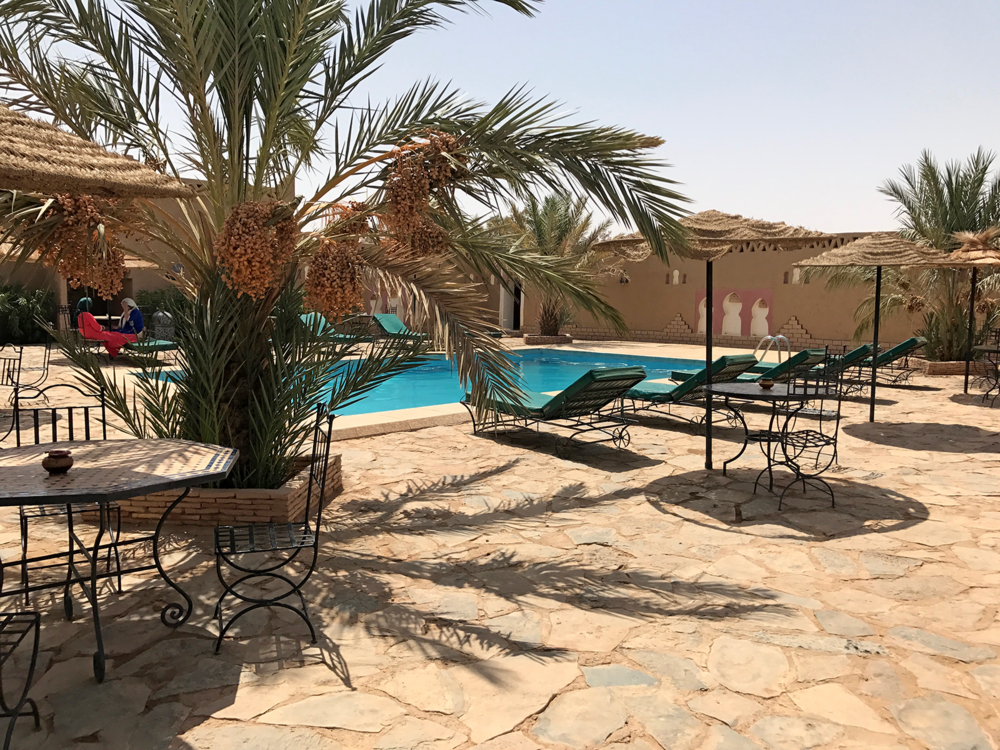 Merzouga Morocco auberge pool