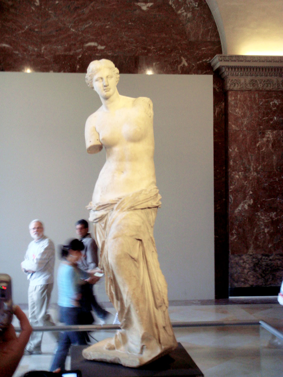 Venus de Milo statue. The Louvre, Paris, France. Photo taken on my first trip to paris in 2007.