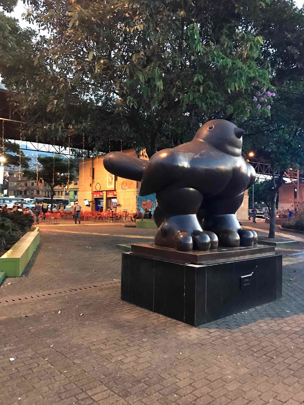 Medellin Colombia Botero bird sculpture replacement