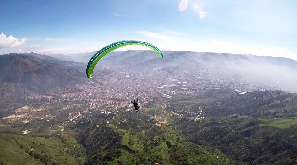 Paragliding Medellin Colombia