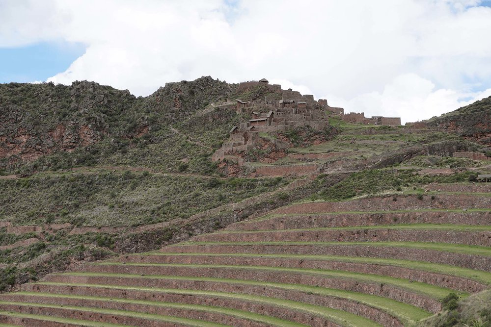 terraces at Pisac Inca ruins | Lesser Known Inca Sites in the Sacred Valley of Peru