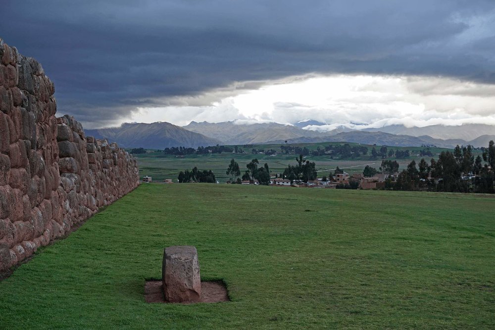 Sacred Valley Peru Chinchero Inca ruins