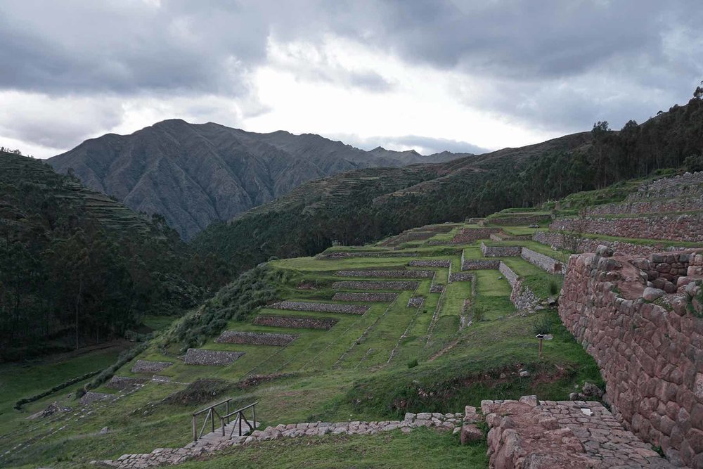 Sacred Valley Peru Chinchero Inca ruins
