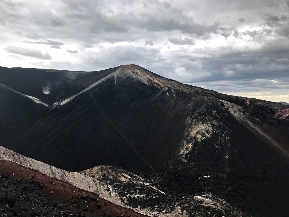 black sand at Cerro Negro | Volcano Boarding in Nicaragua