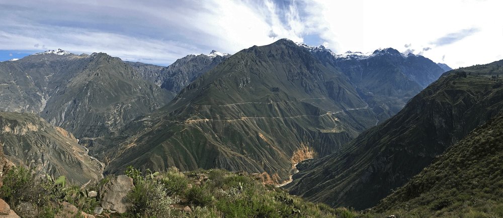 Colca Canyon Peru panorama