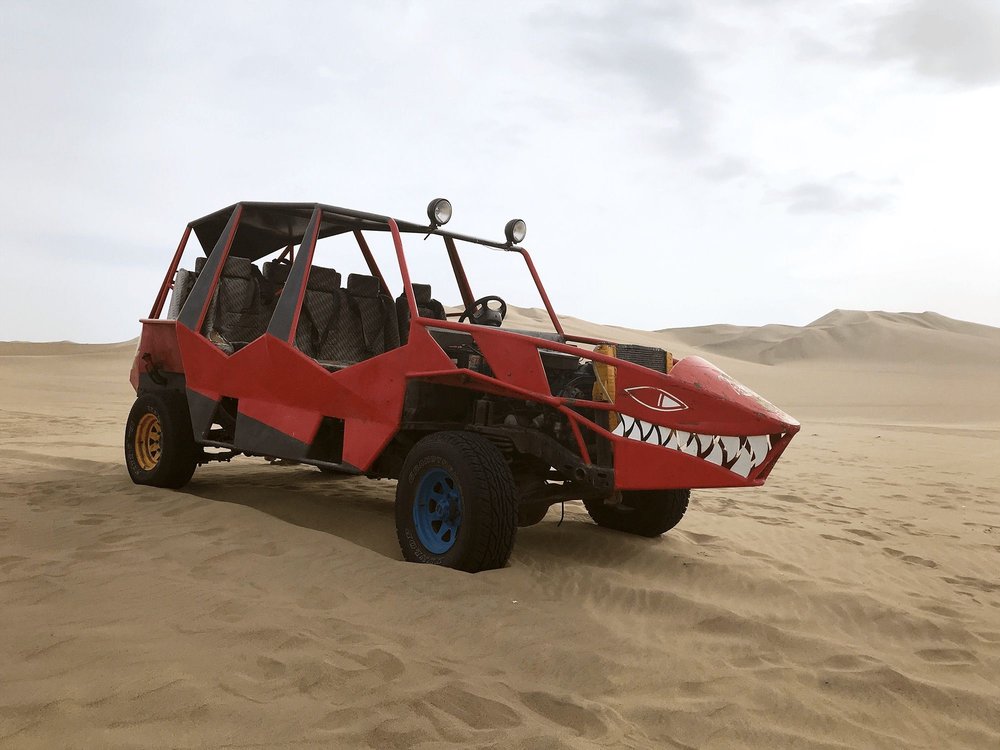 Huacachina sand dune buggy