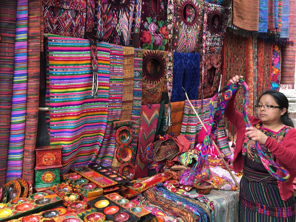 Chichicastenango market in Guatemala