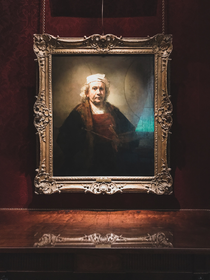 self portrait of rembrandt