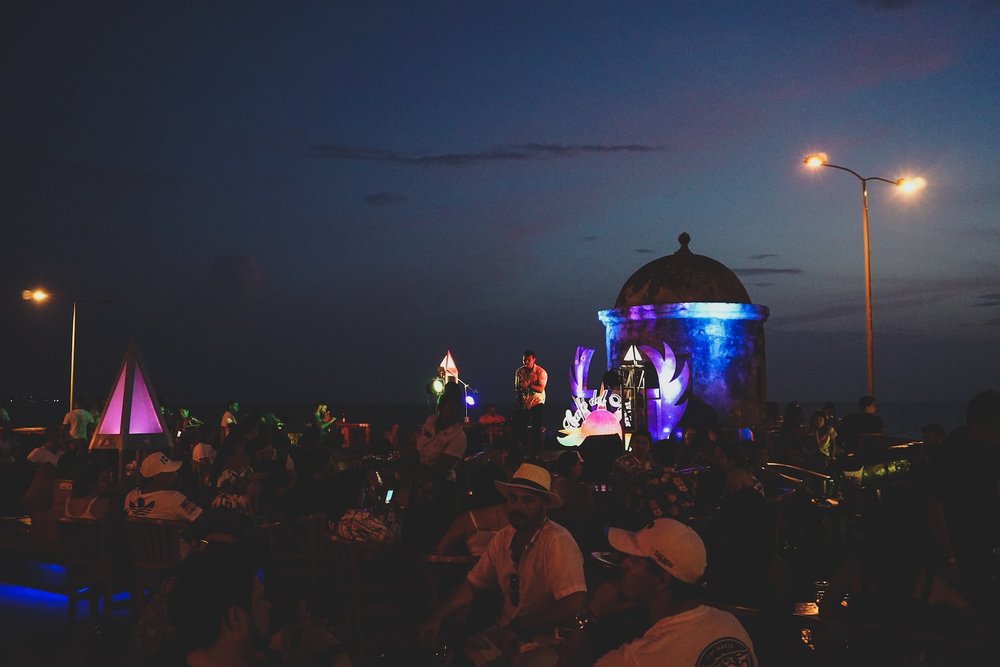 sunset and live music at Cafe del Mar | Things to do in Cartagena, Colombia