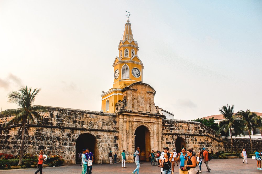 clock tower | Things to do in Cartagena Colombia