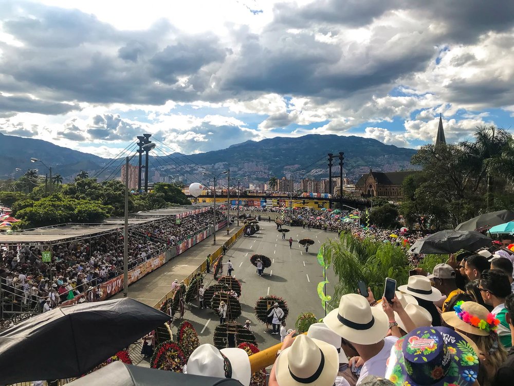 flower festival Medellin parade